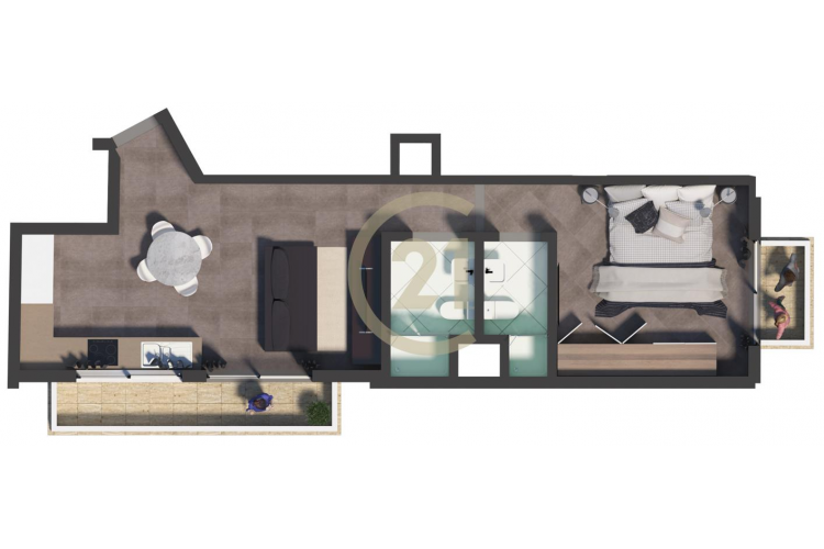 1 Bedroom Apartment For Sale